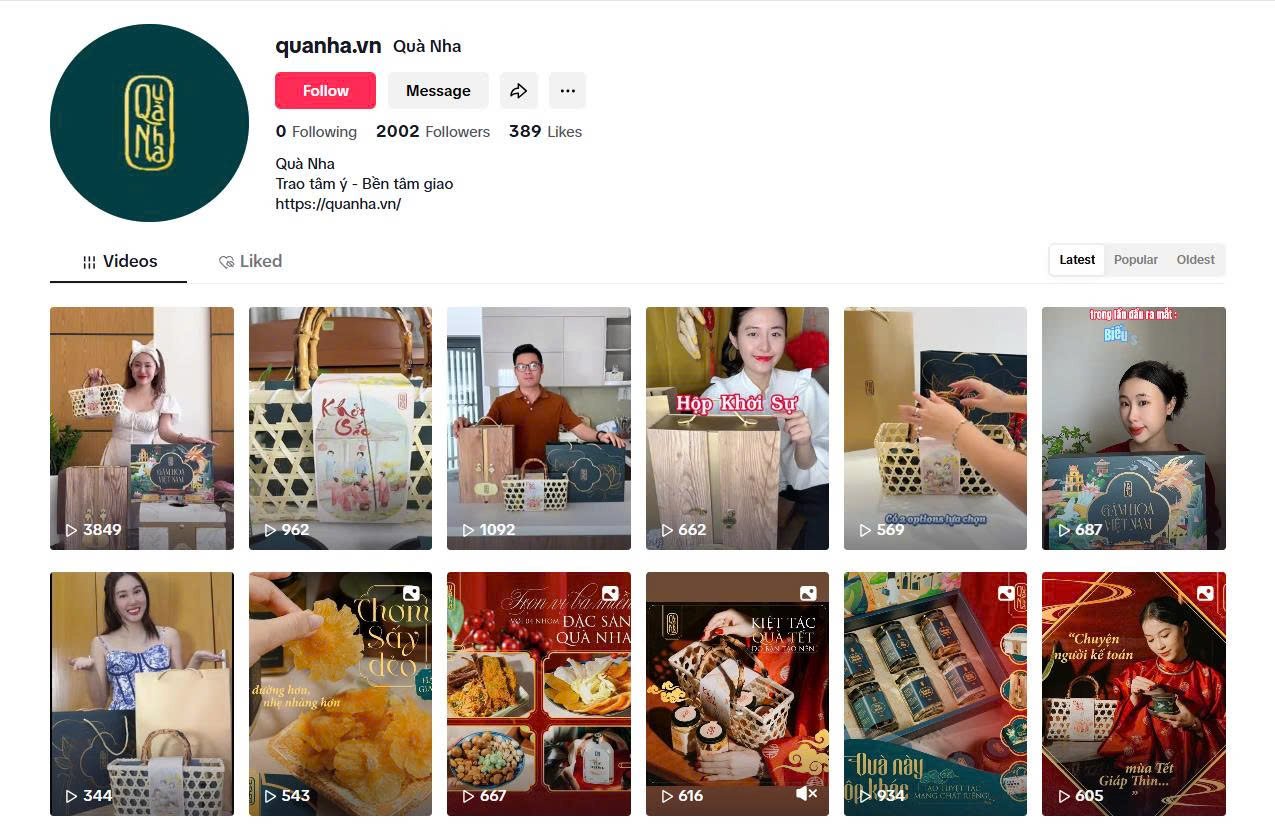 dịch vụ xây kênh TikTok hiệu quả