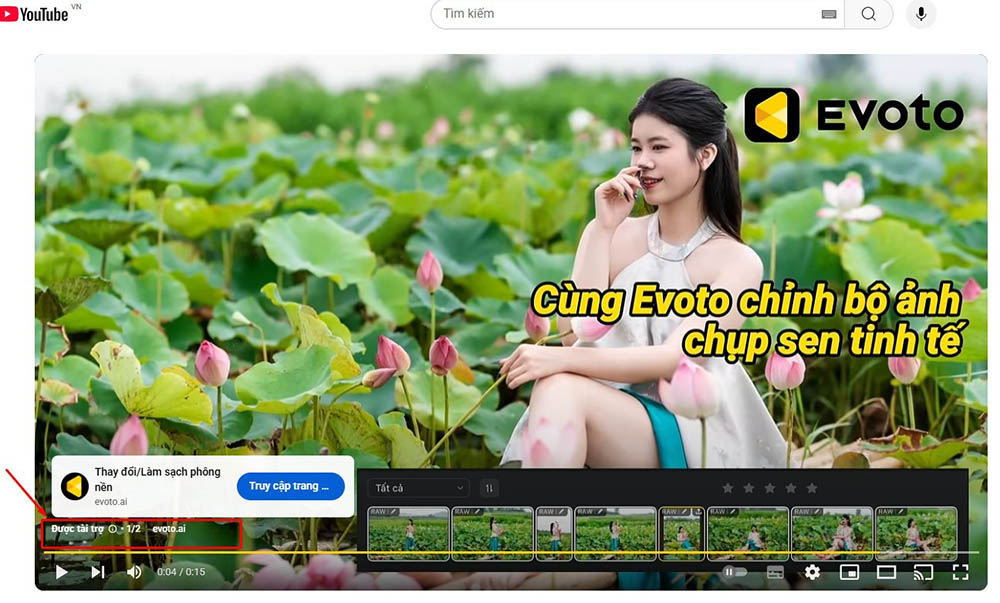 Quảng cáo đệm youtube
