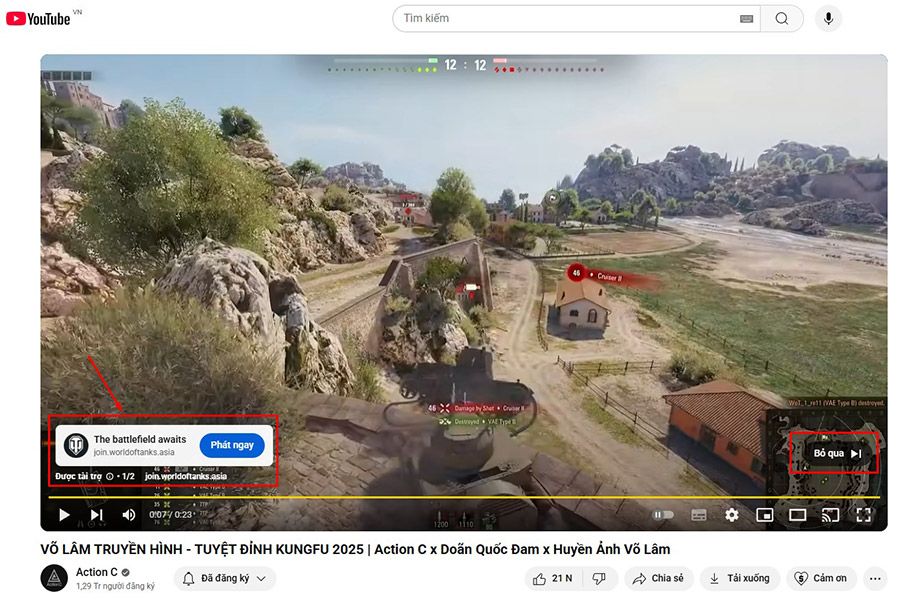 Quảng cáo Video Ads