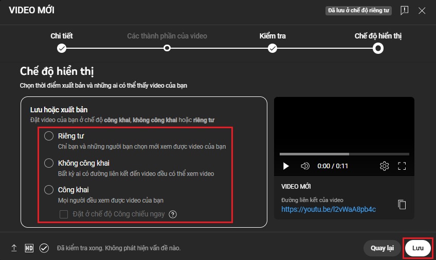 set video công khai