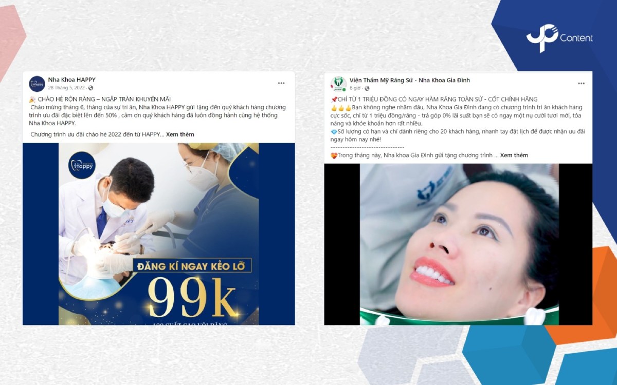 Status quảng cáo nha khoa